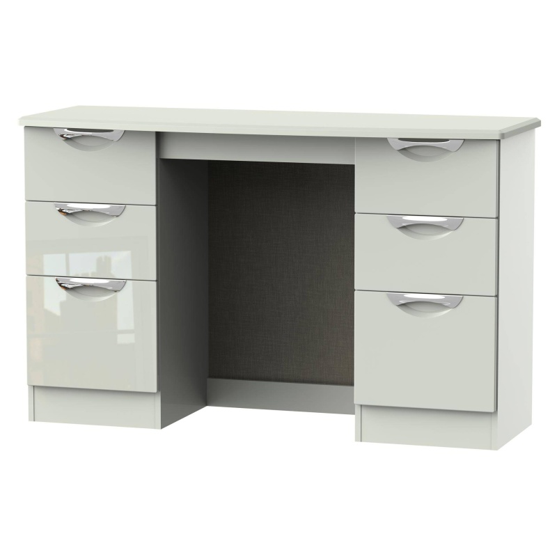 Cambourne Cam030 Double Pedestal Dressing Table with Kashmir Gloss Fronts and Kashmir Surround