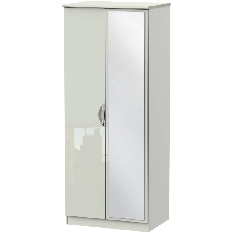 Cambourne Cam057 Double Mirror Wardrobe with Kashmir Gloss Fronts and Kashmir Surround