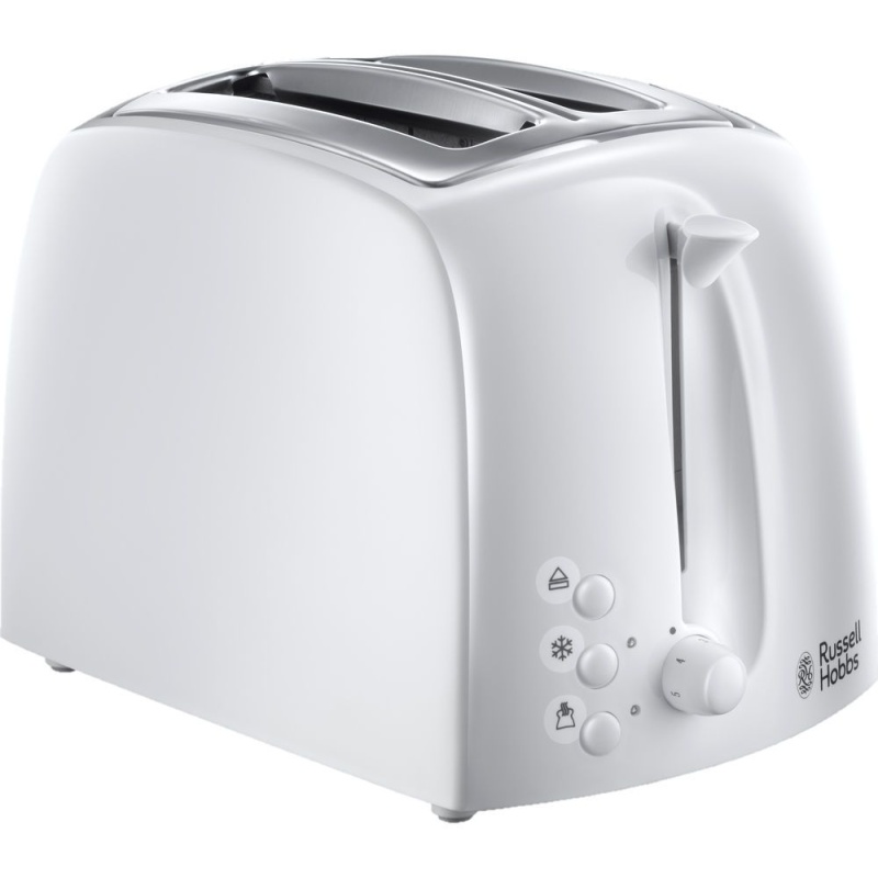 Russell Hobbs White 21640 Textures 2 Slice Toaster - 21640