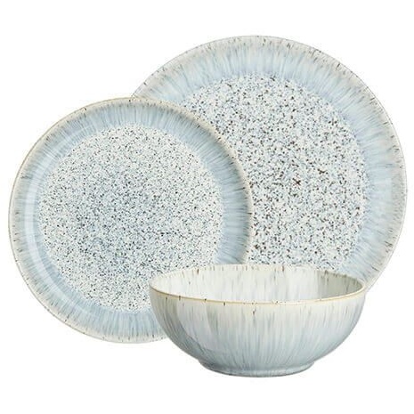 Denby Halo Speckle Coupe 12 Piece Box Set