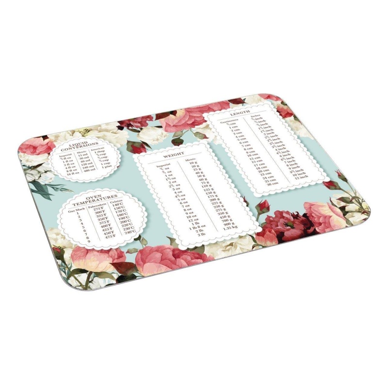 Stow Green Green Stow Weights And Measures Floral Medium Worktop Protector