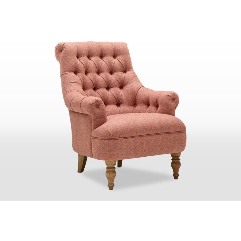 Wood Bros Pickering Armchair - Cove Fabric