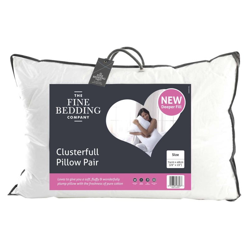 The Fine Bedding Company Clusterfull Pillow Pair