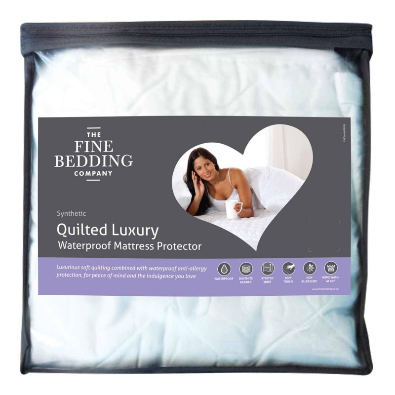 The Fine Bedding Company Quilted Luxury Waterproof Mattress Protector