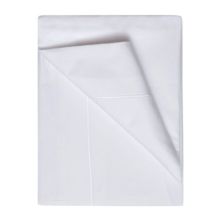 Belledorm White 400 Count Egyptian Cotton Flat Sheet - Superking