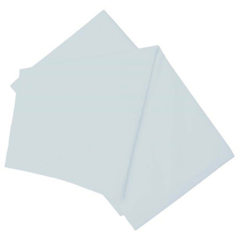 Belledorm Blue/Light 200 Count Flat Sheet - Duck Egg - Double