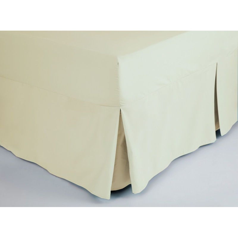 Belledorm Ivory 200 Count Platform Valance - King