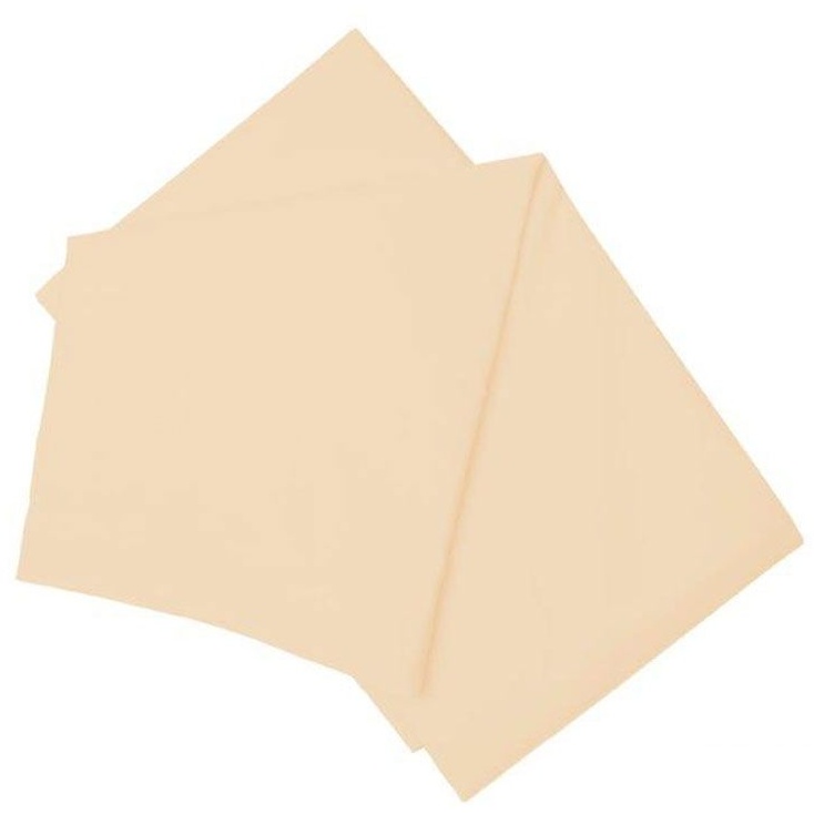 Belledorm Cream 200 Count Flat Sheet - Single