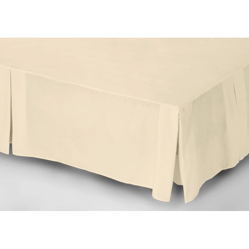 Belledorm Cream 200 Count Platform Valance - King Valance