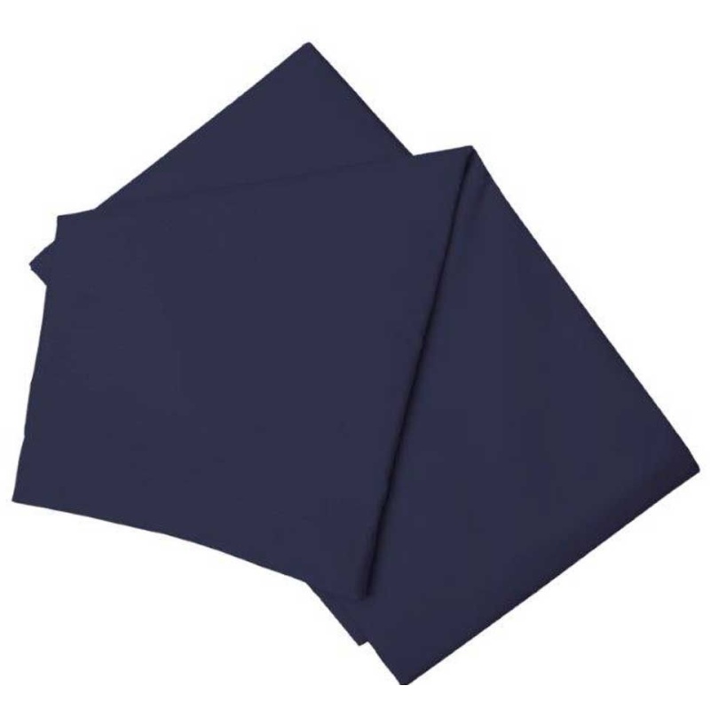 Belledorm Light 200 Count Flat Sheet - Navy - Double