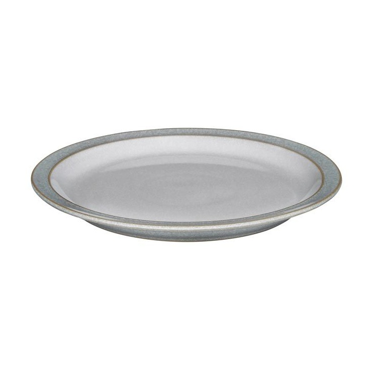 Denby Elements 22cm Light Grey Medium Plate