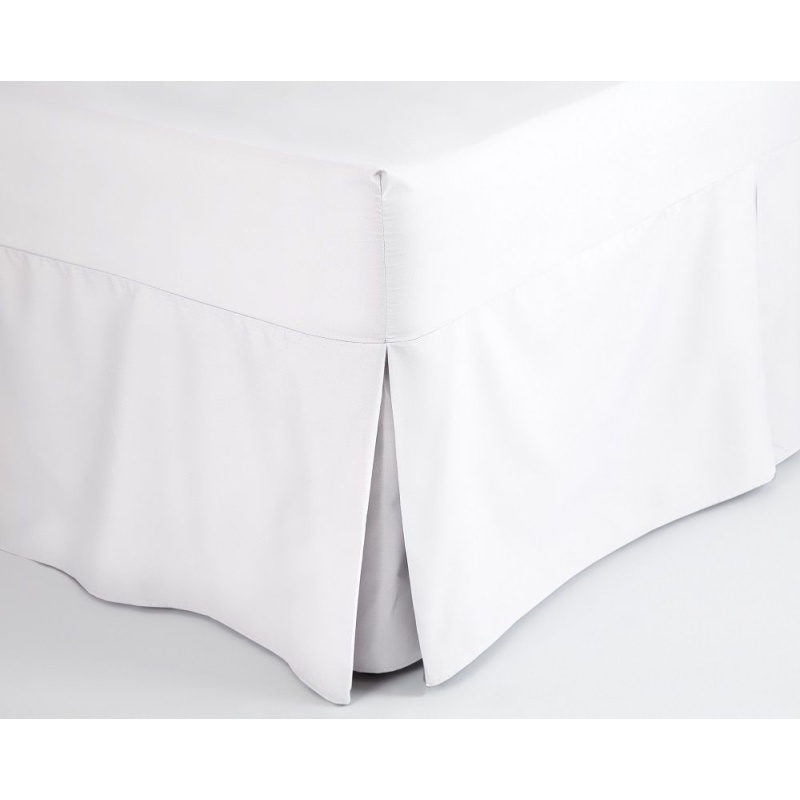Belledorm White 200 Count Platform Valance - King