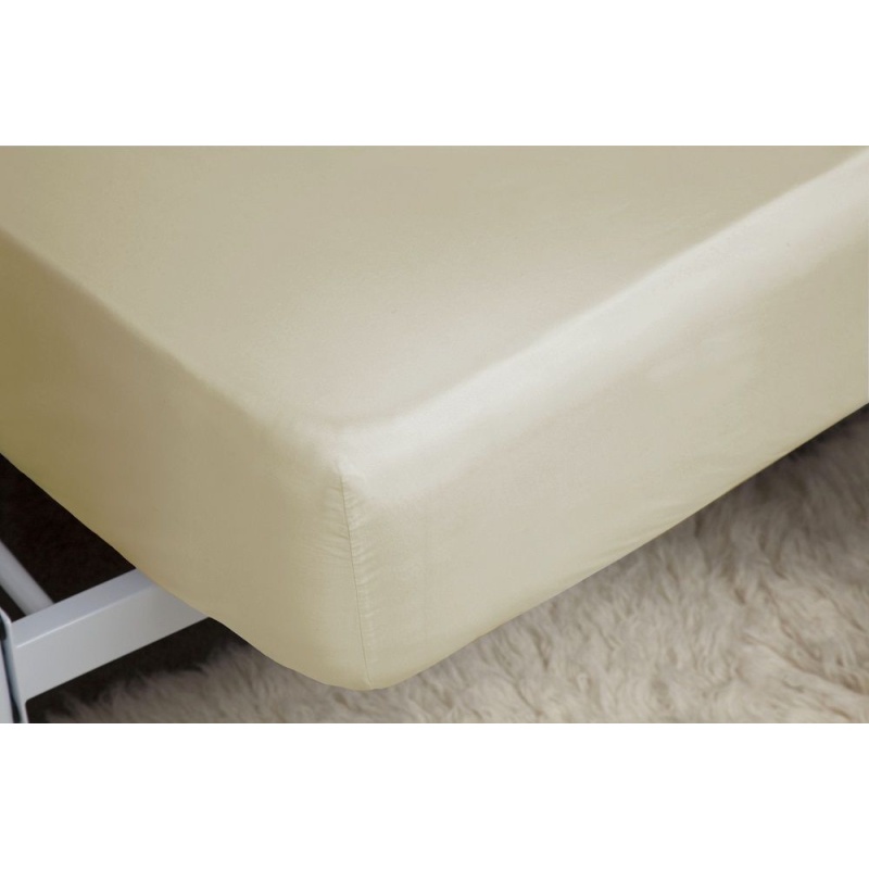 Belledorm Cream 200 Count Extra Deep Fitted Sheet - Double