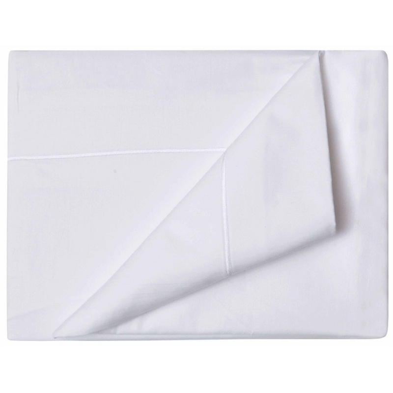 Belledorm White 500 Count Flat Sheet - Double