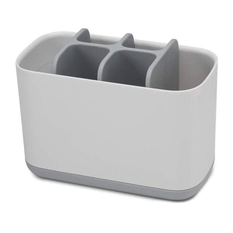 Joseph Joseph White/Grey Easy-Store Large Toothbrush Caddy - 17.1Cm X 9Cm X 13Cm