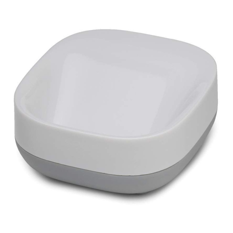 Joseph Joseph White/Grey Slim Compact Soap Dish - 7.1Cm X 8.4Cm X 3.6Cm