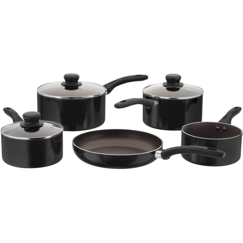 Judge Radiant 5 Piece Pan Set Black