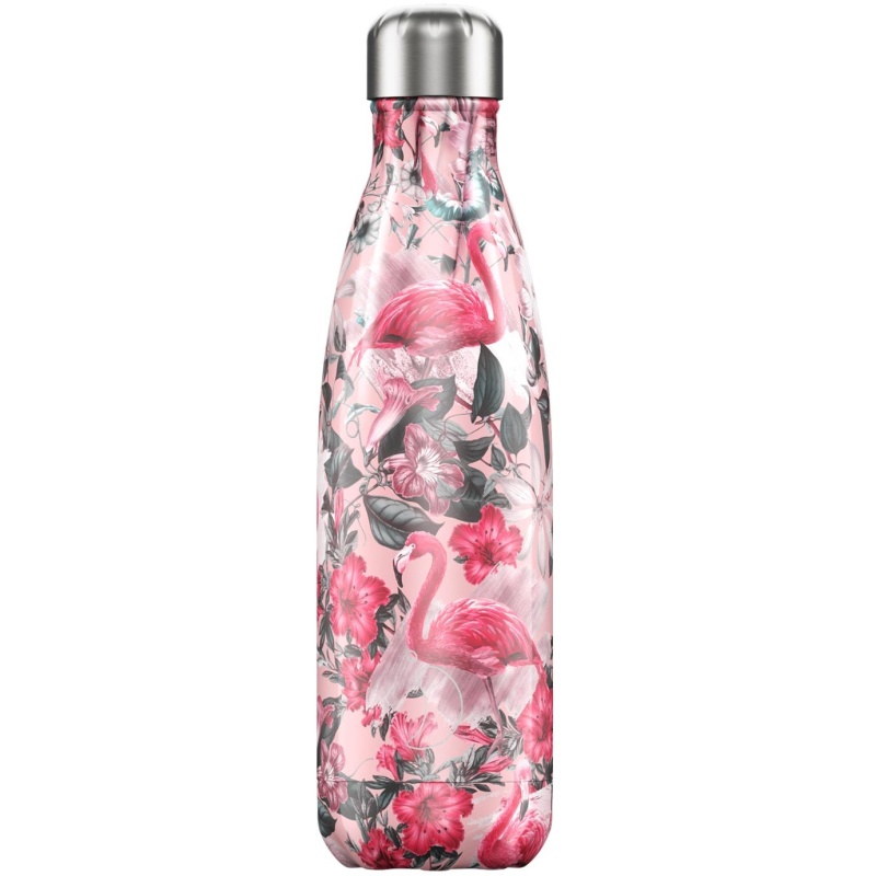 Chillys 500Ml Tropical Flamingo Bottle