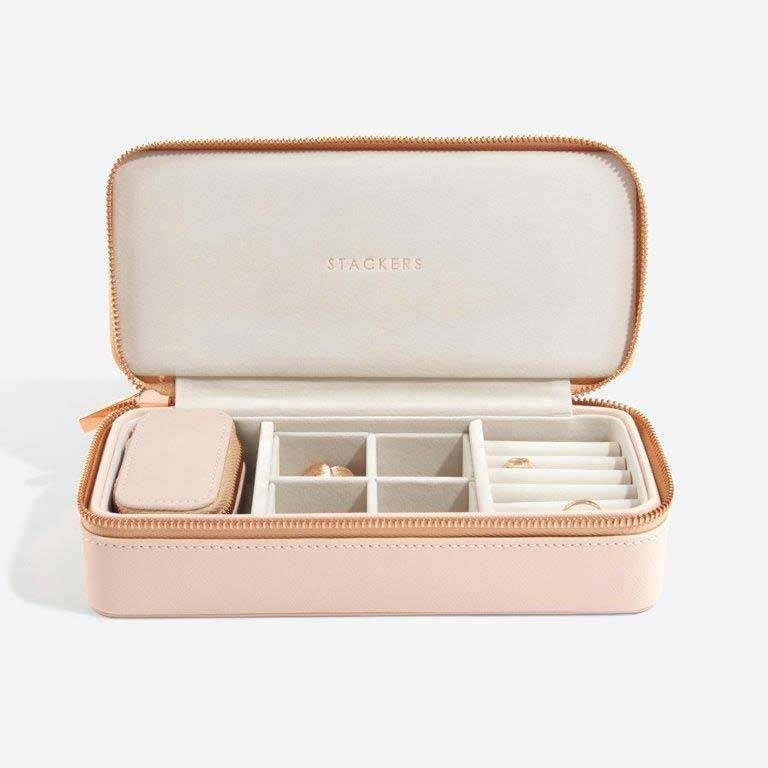 Stackers Blush Large & Petite Travel Box Set