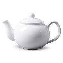 William Bartleet White 900Ml Traditional Tea Pot