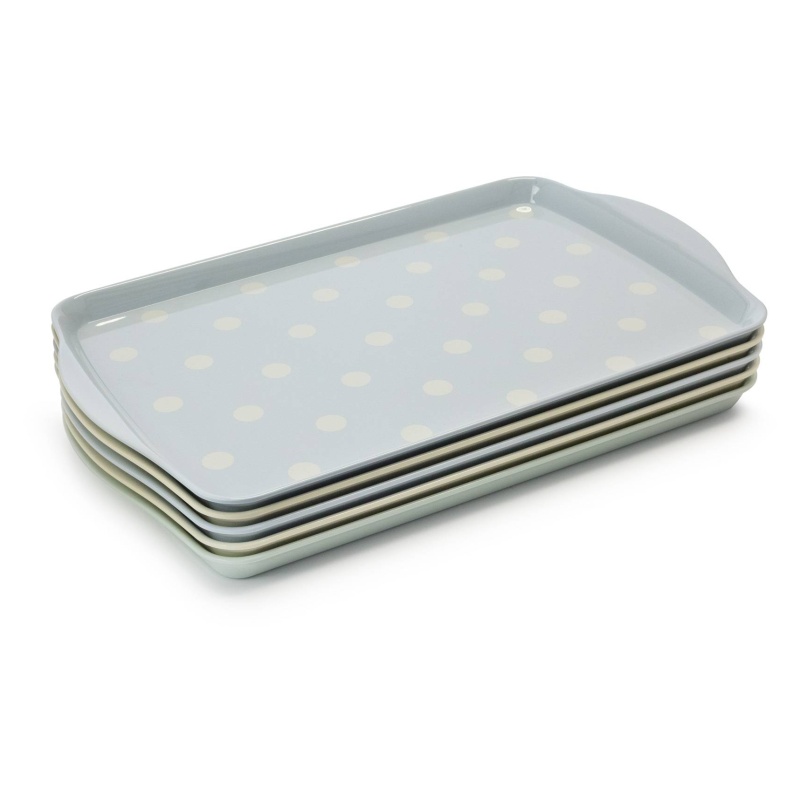 Zeal Classic Dotty Tray Neutral - 39cm x 24cm