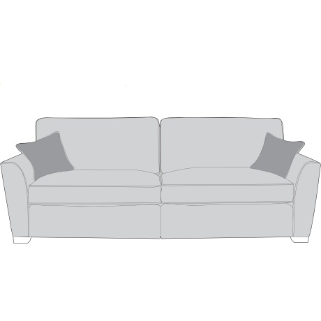 Franklin 4 Seater Standard Back Modular Sofa