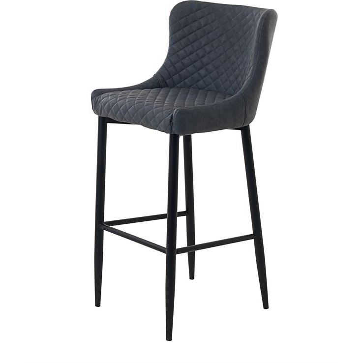 Seattle Grey Barstool - PU Leather