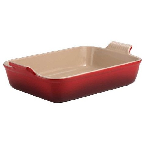 Le Creuset Cerise Heritage Deep Rectangular Dish