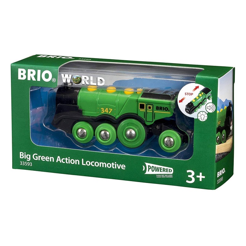 BRIO Big Green Locomotive 33593
