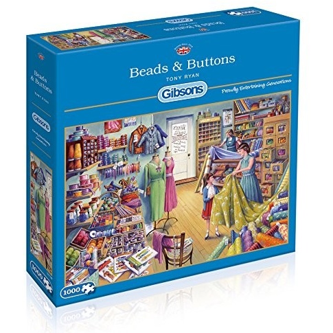 Gibsons Beads & Buttons Jigsaw Puzzle (1000 Pieces)