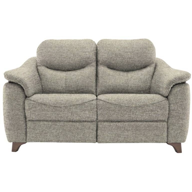 G Plan Jackson Fabric 2 Seat Static Sofa upholstered in A016 Graphene Earth