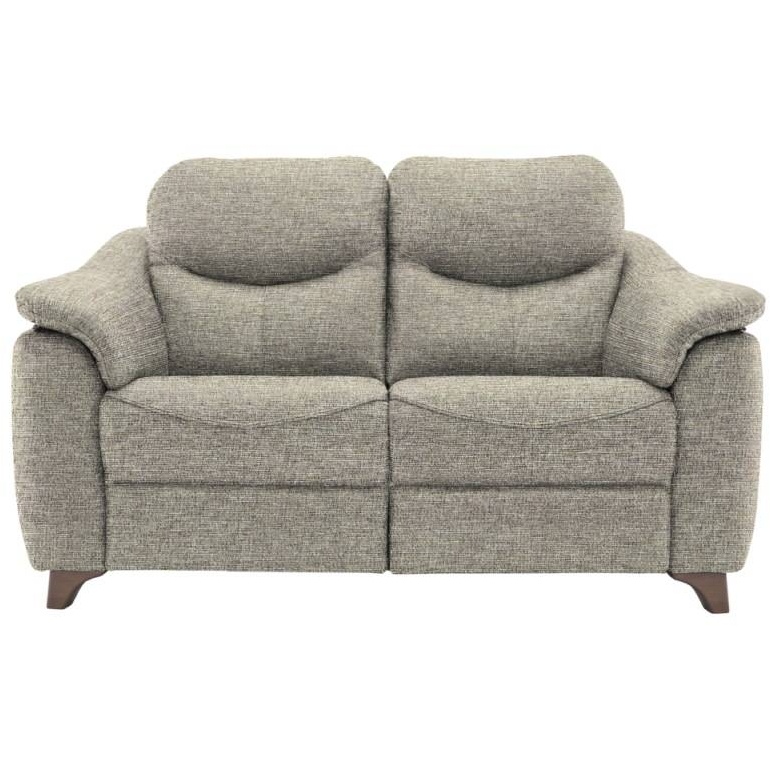 G Plan Jackson Fabric 2 Seat Static Sofa upholstered in A016 Graphene Earth