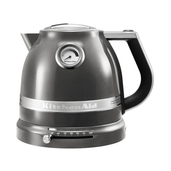 Kitchenaid Silver 5Kek1522bms Variable Temperature Artisan 1.5L Kettle - Medallion