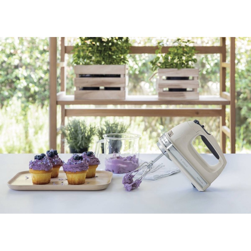 KitchenAid 5KHM9212BAC Hand Mixer Almond Cream Downtown