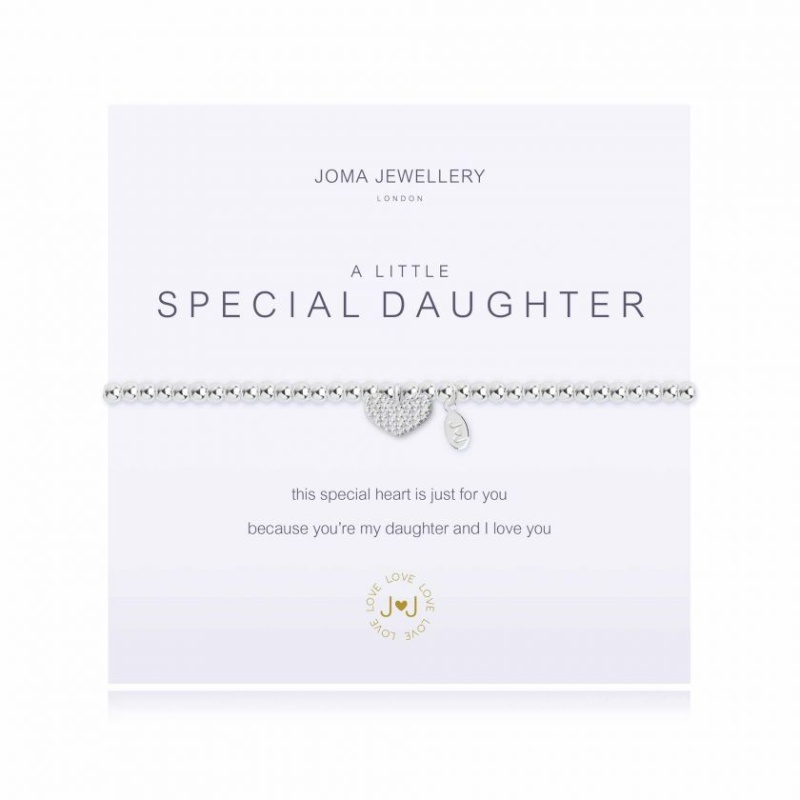 Joma Jewellery Silver A Little Special Daughter Bracelet
