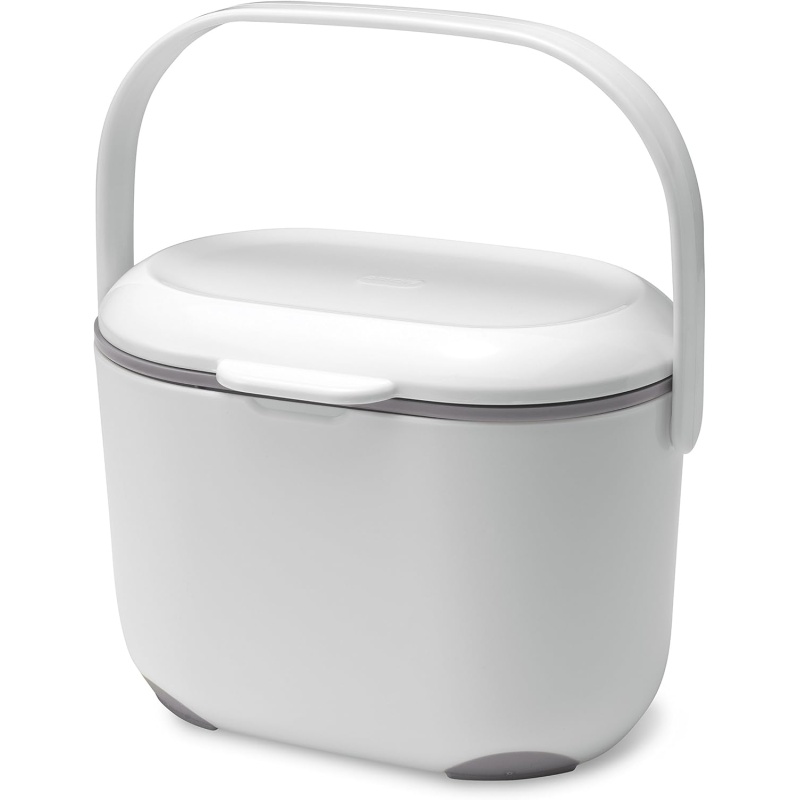 Addis Premium Range Compost Caddy White Grey