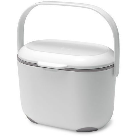 Addis Premium Range Compost Caddy White Grey