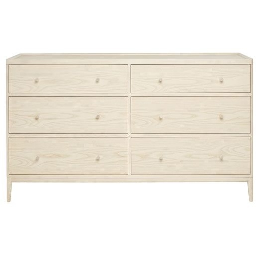 Ercol Salina 6 Drawer Wide Chest - Front View