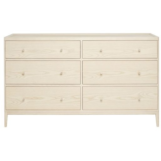 Ercol Salina 6 Drawer Wide Chest - Front View