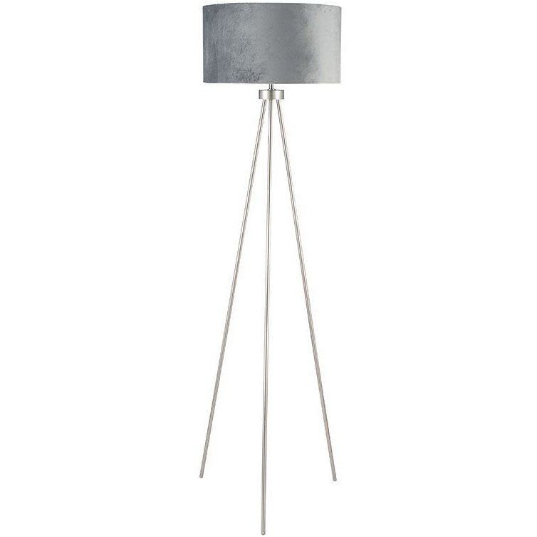 Pacific Lifestyle Brushed Chrome Tripod Floor Lamp