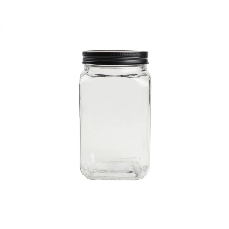 T&G Medium 1220ml Square Glass Jar