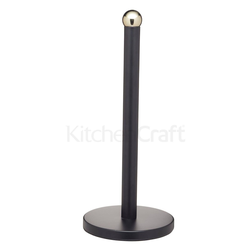 Masterclass Kitchen Towel Holder Black & Brass