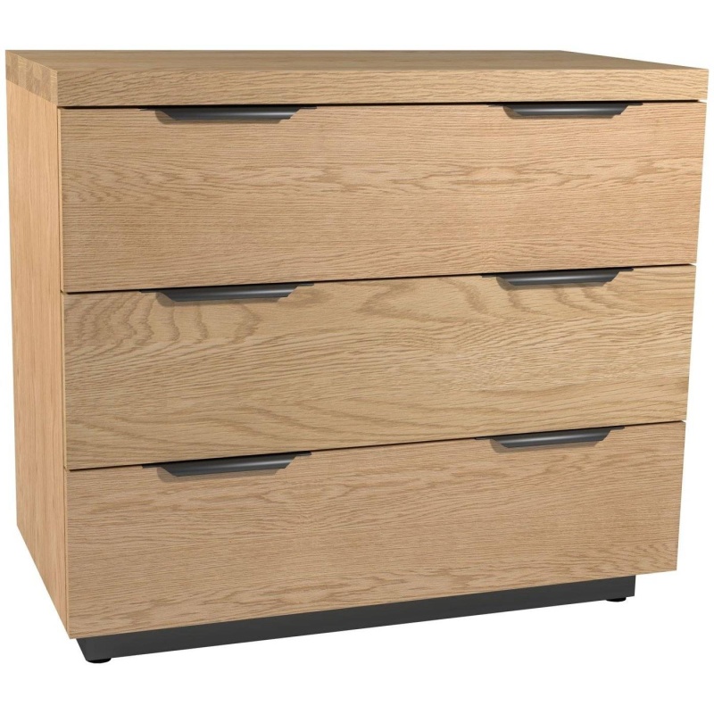 Fusion Rustic Oak 3 Drawer Chest