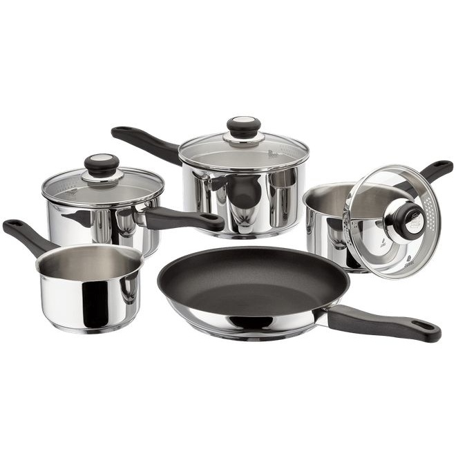 Judge Vista Draining 5 Piece Pan Set