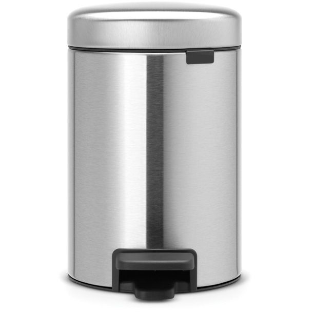 Brabantia 3L Pedal Bin Matt Steel - Matt Steel