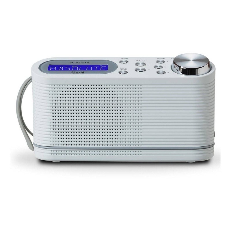 Roberts Play 10 DAB/DAB+/FM Portable Digital Radio - White