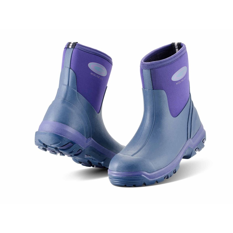 Grubs Midline 5.0 Violet Wellington Boots