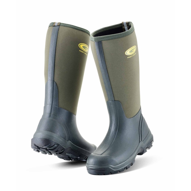 Grubs Frostline 5.0 Green Wellington Boots