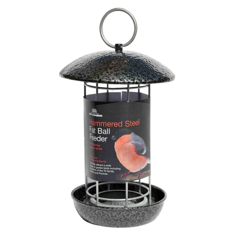 Tom Chambers Hammered Steel Fat Ball Feeder