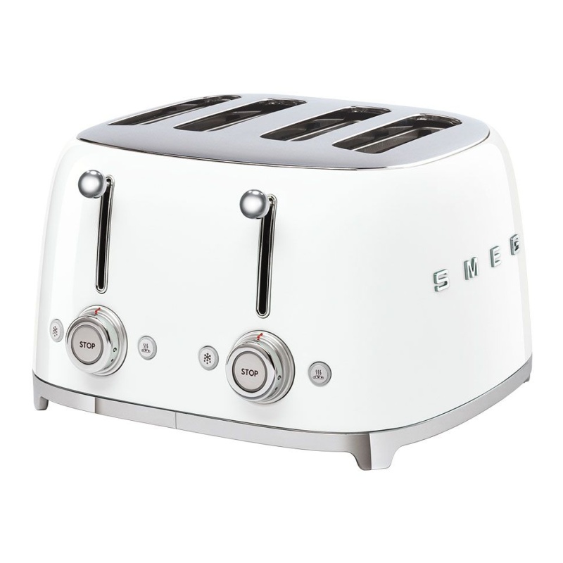 Smeg TSF03WHUK 4 Slice Toaster - White